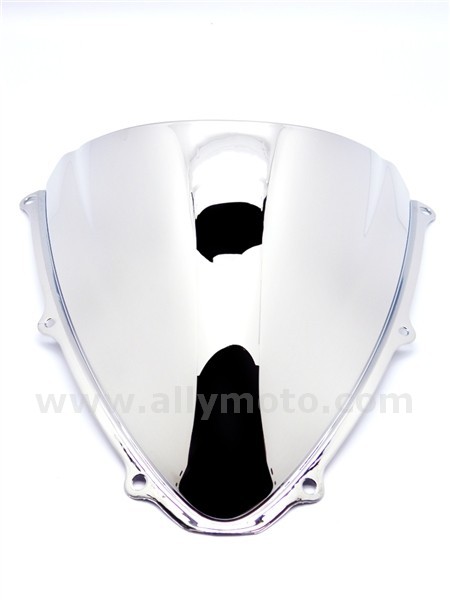 Suzuki GSXR 600 750 Chrome Double Bubble Windscreen Shield 2006-2007-2